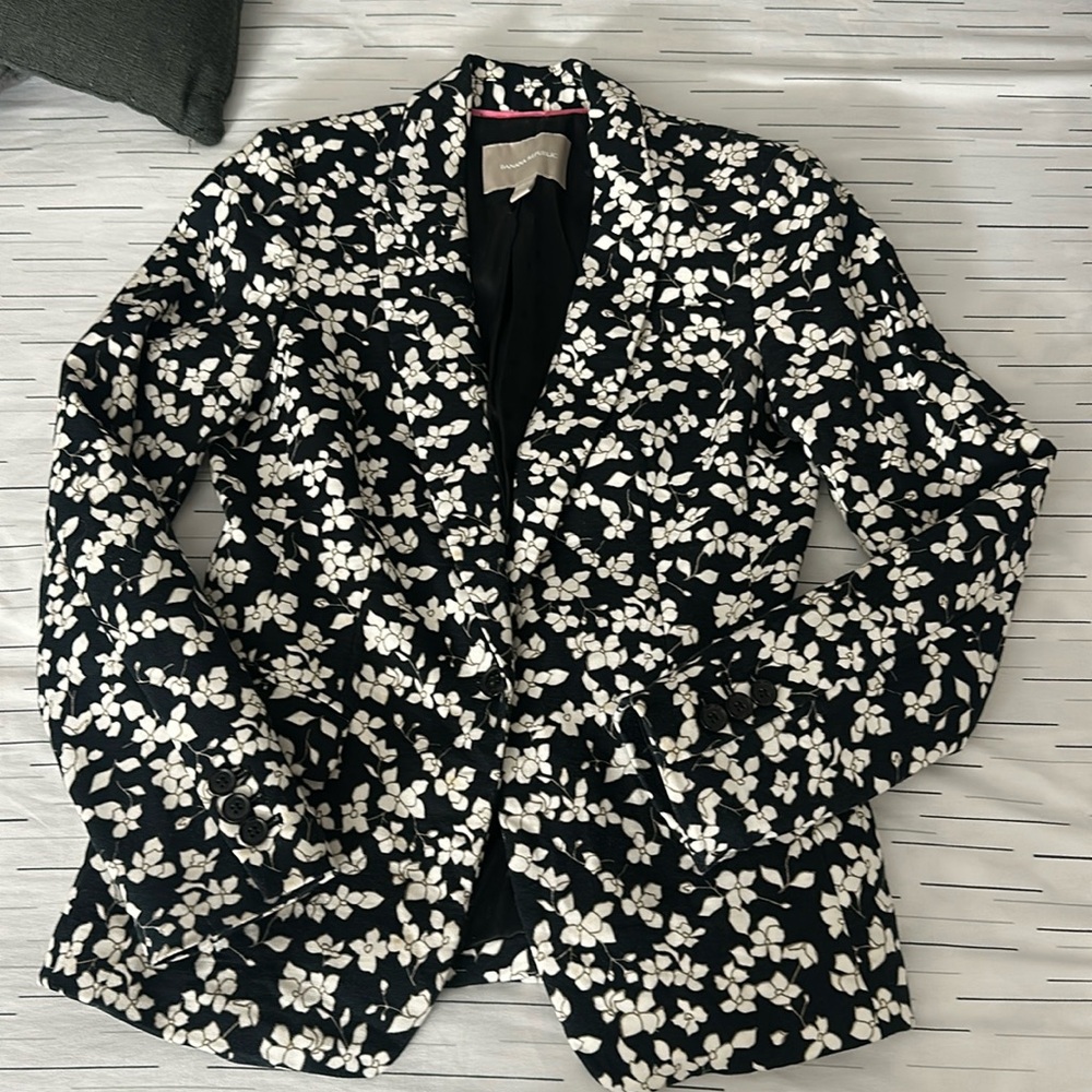 Floral Print Banana Republic Blazer, Size 2